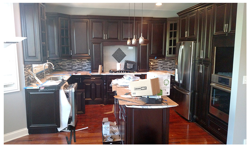 Kitchen Remodel in Progress in Lisle, IL - JW Construction & Design Studio Services