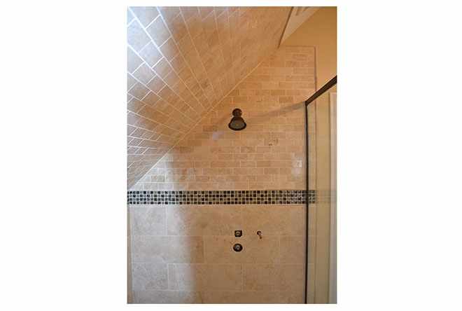 Subway tiles in a St. Charles, IL Bathroom Remodel - JW Construction & Design Studio Services