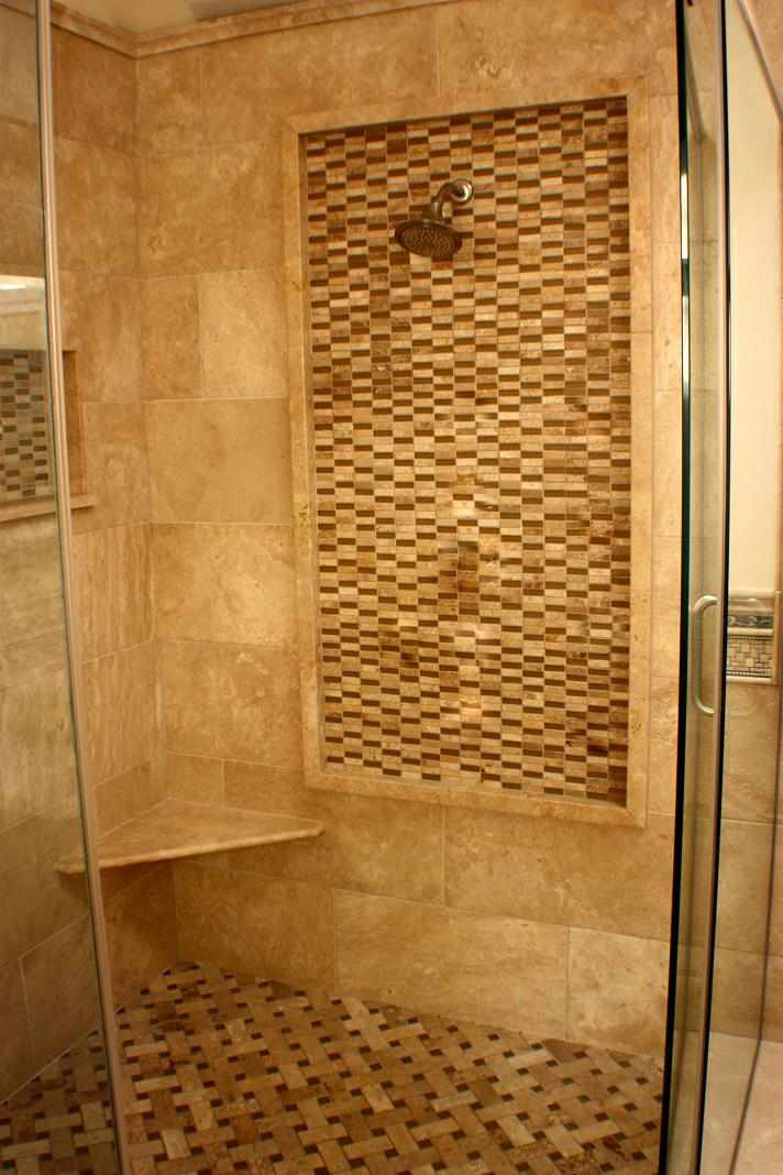 Shower Tile Design, Chicago Area - JW Construction & Design Studio Services